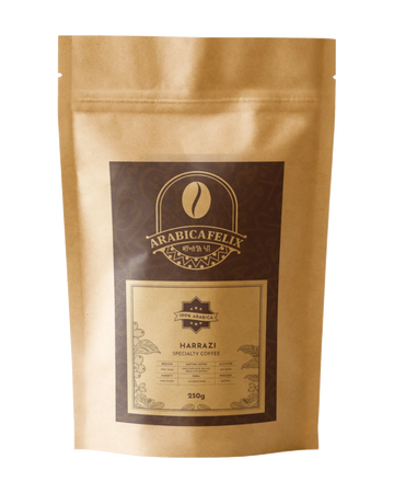 Harazi Yemen coffee beans, natural process, small-batch roasted in the Netherlands