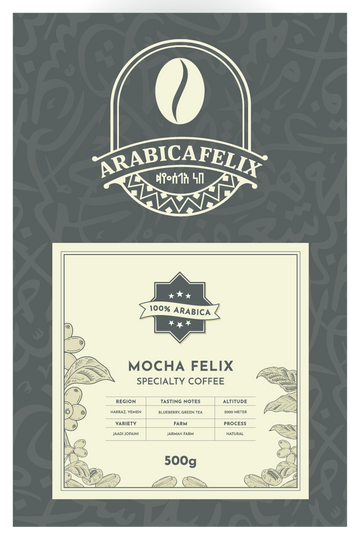 Mocha Felix Yemen Coffee Beans — Natural Process